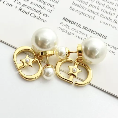 Replica Christian Dior Earrings For Women #1425801 $29.00 USD for Wholesale