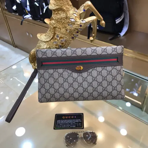 Gucci AAA Man Pouches #1425834 $60.00 USD, Wholesale Replica Gucci AAA Man Wallets