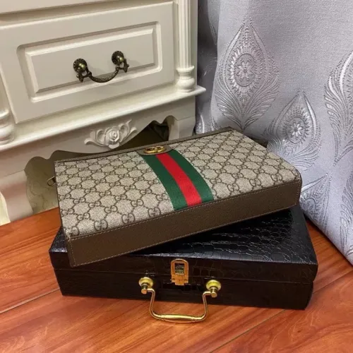 Replica Gucci AAA Man Pouches #1425839 $64.00 USD for Wholesale