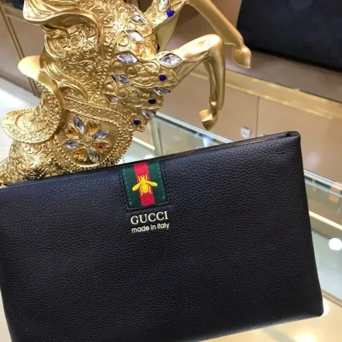 Replica Gucci AAA Man Pouches #1425842 $64.00 USD for Wholesale