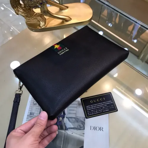 Replica Gucci AAA Man Pouches #1425842 $64.00 USD for Wholesale