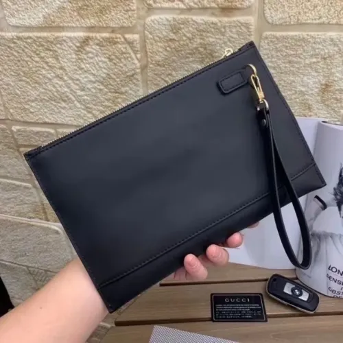 Replica Gucci AAA Man Pouches #1425850 $64.00 USD for Wholesale