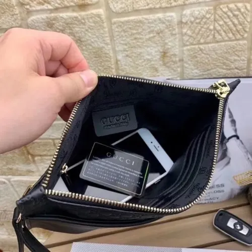 Replica Gucci AAA Man Pouches #1425850 $64.00 USD for Wholesale