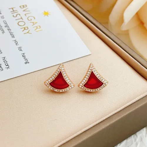 Replica Bvlgari Earrings For Women #1425887 $32.00 USD for Wholesale