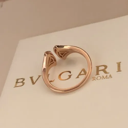 Replica Bvlgari Rings In Rose Gold For Women #1425914 $29.00 USD for Wholesale