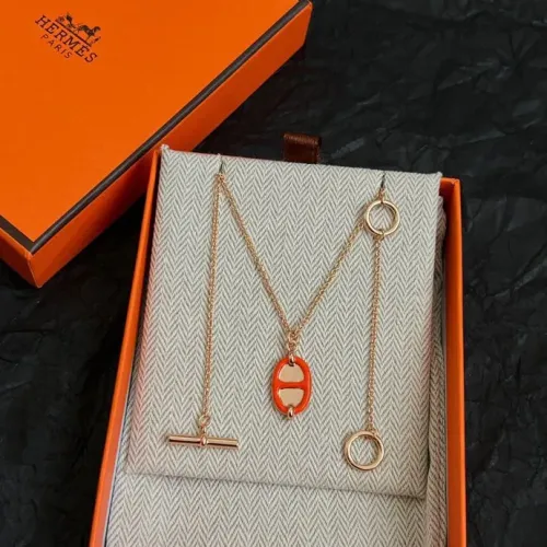 Hermes Necklaces #1425928 $45.00 USD, Wholesale Replica Hermes Necklaces