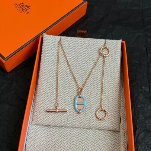 Hermes Necklaces #1425929 $45.00 USD, Wholesale Replica Hermes Necklaces