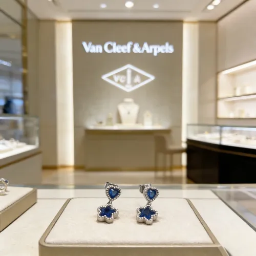Replica Van Cleef & Arpels Earrings For Women #1425936 $34.00 USD for Wholesale