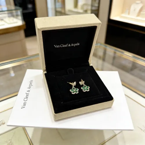 Replica Van Cleef & Arpels Earrings For Women #1425938 $34.00 USD for Wholesale