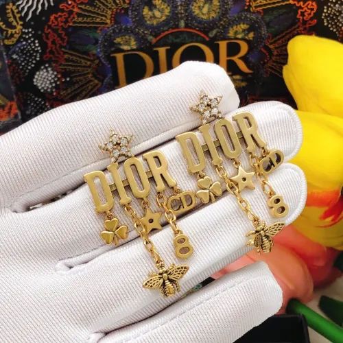 Replica Christian Dior Earrings For Women #1426002 $25.00 USD for Wholesale