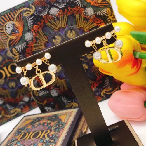 Replica Christian Dior Earrings For Women #1426013 $25.00 USD for Wholesale