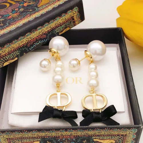 Replica Christian Dior Earrings For Women #1426056 $25.00 USD for Wholesale