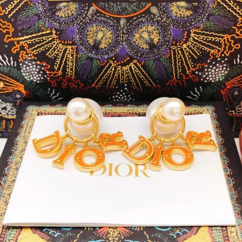 Replica Christian Dior Earrings For Women #1426073 $27.00 USD for Wholesale