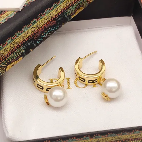 Replica Christian Dior Earrings For Women #1426077 $25.00 USD for Wholesale