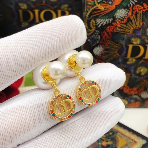 Replica Christian Dior Earrings For Women #1426078 $25.00 USD for Wholesale