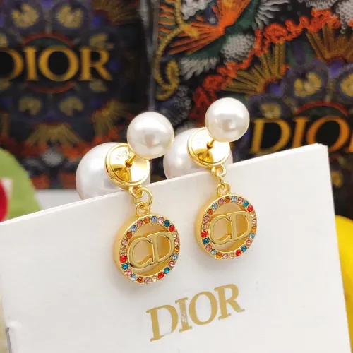 Replica Christian Dior Earrings For Women #1426078 $25.00 USD for Wholesale