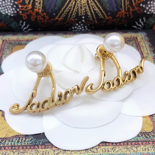 Replica Christian Dior Earrings For Women #1426086 $25.00 USD for Wholesale