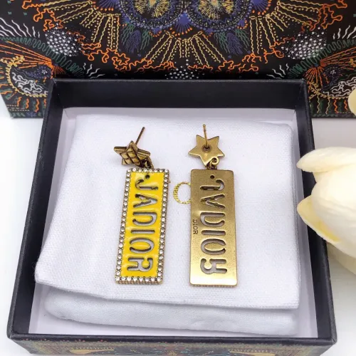 Replica Christian Dior Earrings For Women #1426092 $25.00 USD for Wholesale