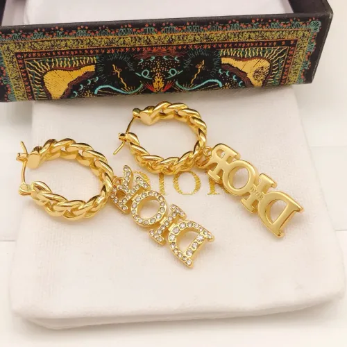 Replica Christian Dior Earrings For Women #1426098 $27.00 USD for Wholesale