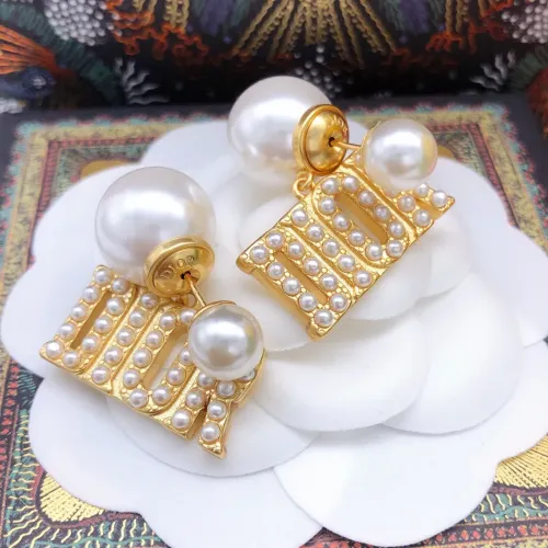 Replica Christian Dior Earrings For Women #1426107 $27.00 USD for Wholesale