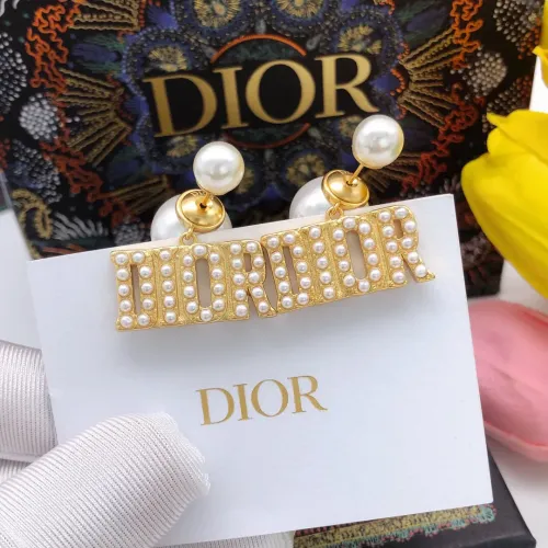 Replica Christian Dior Earrings For Women #1426107 $27.00 USD for Wholesale