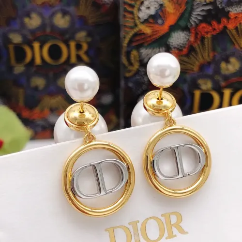 Replica Christian Dior Earrings For Women #1426112 $25.00 USD for Wholesale