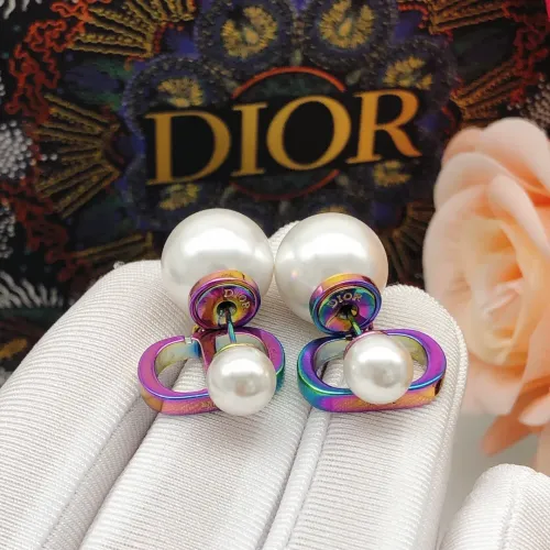 Replica Christian Dior Earrings For Women #1426115 $25.00 USD for Wholesale