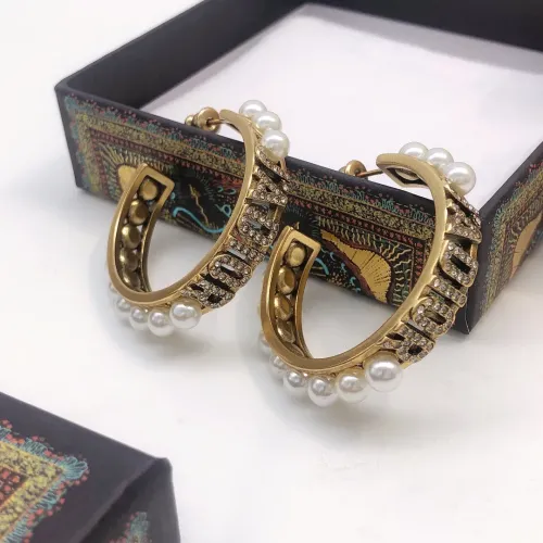 Replica Christian Dior Earrings For Women #1426118 $25.00 USD for Wholesale