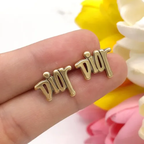 Replica Christian Dior Earrings For Women #1426142 $25.00 USD for Wholesale