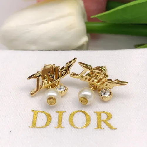 Replica Christian Dior Earrings For Women #1426143 $25.00 USD for Wholesale