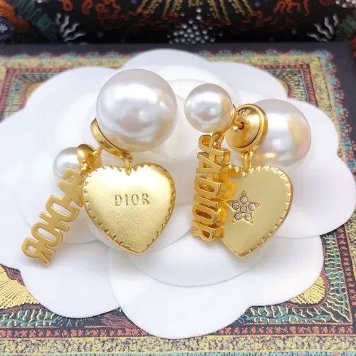 Replica Christian Dior Earrings For Women #1426154 $25.00 USD for Wholesale