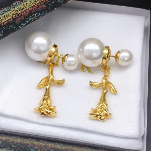 Replica Christian Dior Earrings For Women #1426155 $25.00 USD for Wholesale
