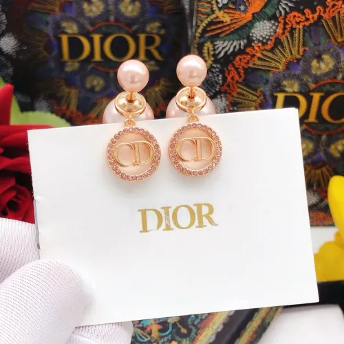 Replica Christian Dior Earrings For Women #1426156 $25.00 USD for Wholesale