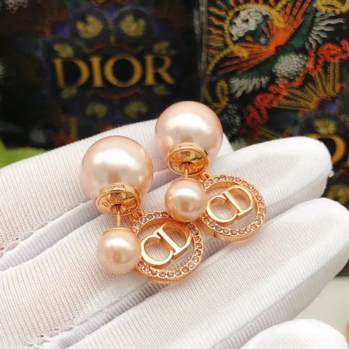 Replica Christian Dior Earrings For Women #1426156 $25.00 USD for Wholesale