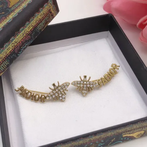 Replica Christian Dior Earrings For Women #1426162 $25.00 USD for Wholesale