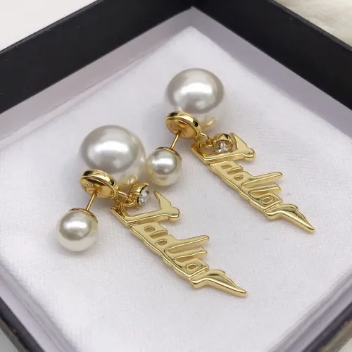 Replica Christian Dior Earrings For Women #1426168 $25.00 USD for Wholesale