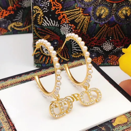 Replica Christian Dior Earrings For Women #1426175 $27.00 USD for Wholesale