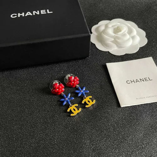 Replica Chanel Earrings For Women #1426211 $32.00 USD for Wholesale