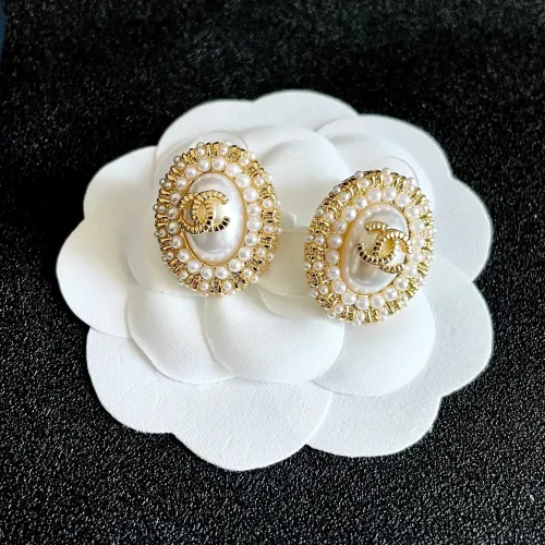Chanel Earrings For Women #1426217 $27.00 USD, Wholesale Replica Chanel Earrings