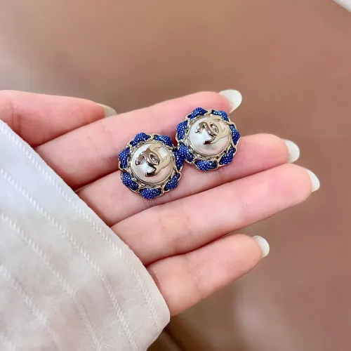 Replica Chanel Earrings For Women #1426295 $32.00 USD for Wholesale