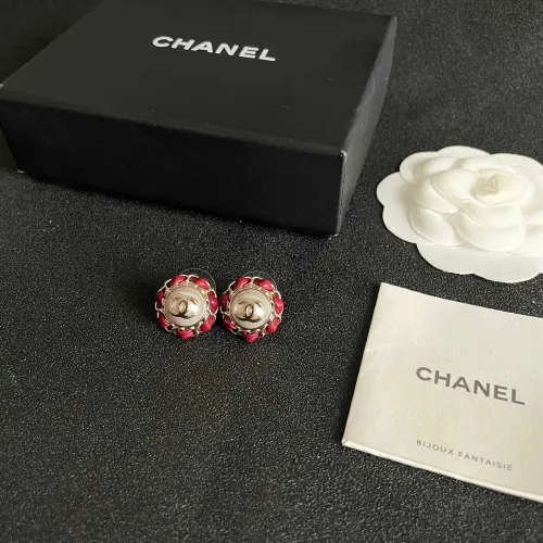 Replica Chanel Earrings For Women #1426296 $32.00 USD for Wholesale