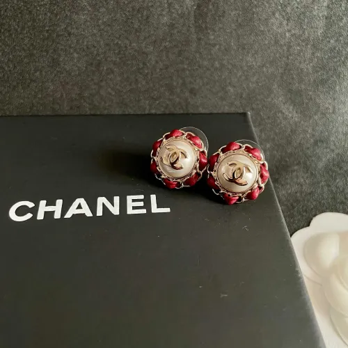 Replica Chanel Earrings For Women #1426296 $32.00 USD for Wholesale
