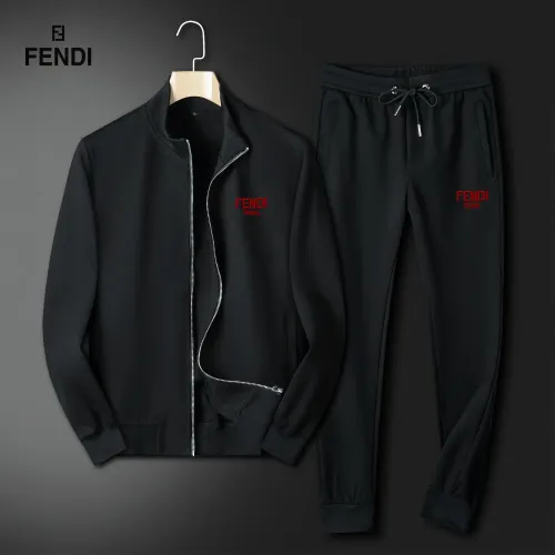 Fendi Tracksuits Long Sleeved For Men #1426379 $80.00 USD, Wholesale Replica Fendi Tracksuits