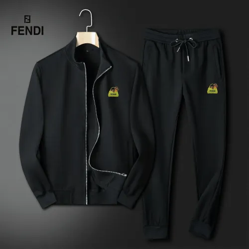 Fendi Tracksuits Long Sleeved For Men #1426388 $80.00 USD, Wholesale Replica Fendi Tracksuits