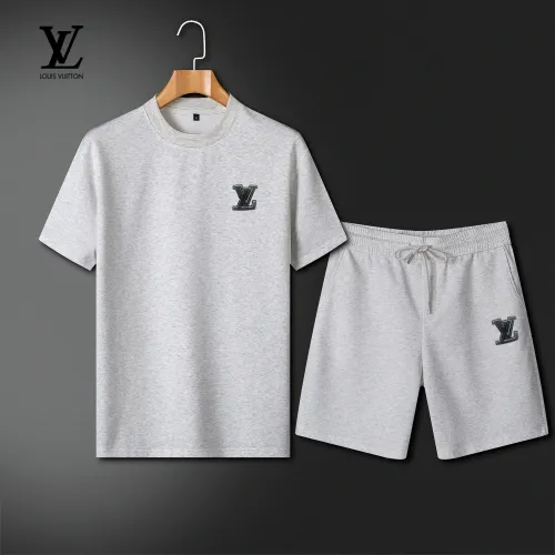 Louis Vuitton LV Tracksuits Short Sleeved For Men #1426575 $64.00 USD, Wholesale Replica Louis Vuitton LV Tracksuits