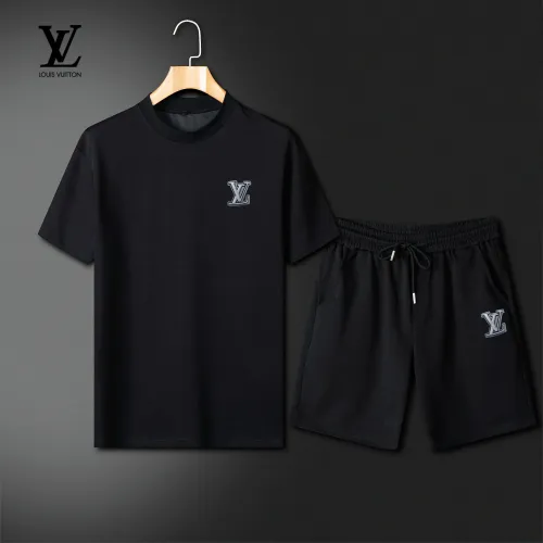Louis Vuitton LV Tracksuits Short Sleeved For Men #1426577 $64.00 USD, Wholesale Replica Louis Vuitton LV Tracksuits