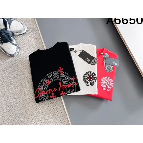 Replica Chrome Hearts T-Shirts Short Sleeved For Unisex #1426684 $42.00 USD for Wholesale
