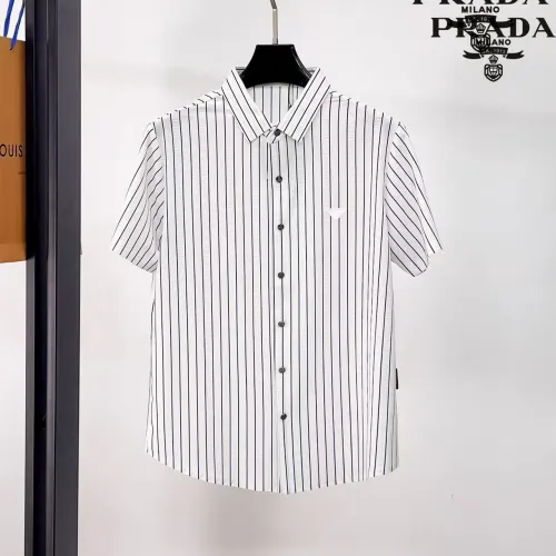 Prada Shirts Short Sleeved For Men #1426775 $52.00 USD, Wholesale Replica Prada Shirts