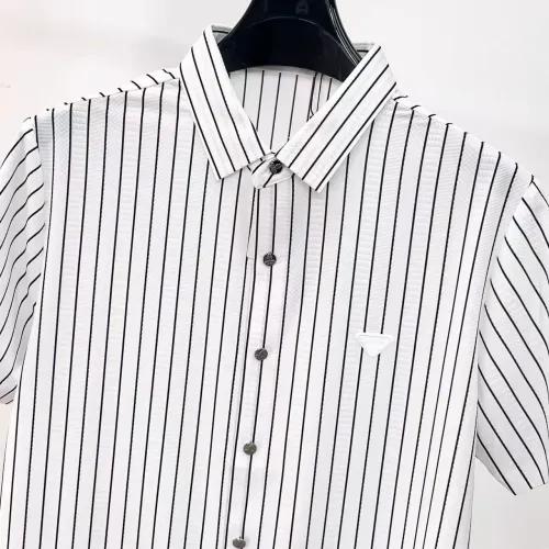 Replica Prada Shirts Short Sleeved For Men #1426775 $52.00 USD for Wholesale