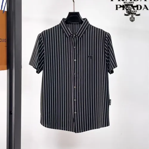 Prada Shirts Short Sleeved For Men #1426779 $52.00 USD, Wholesale Replica Prada Shirts